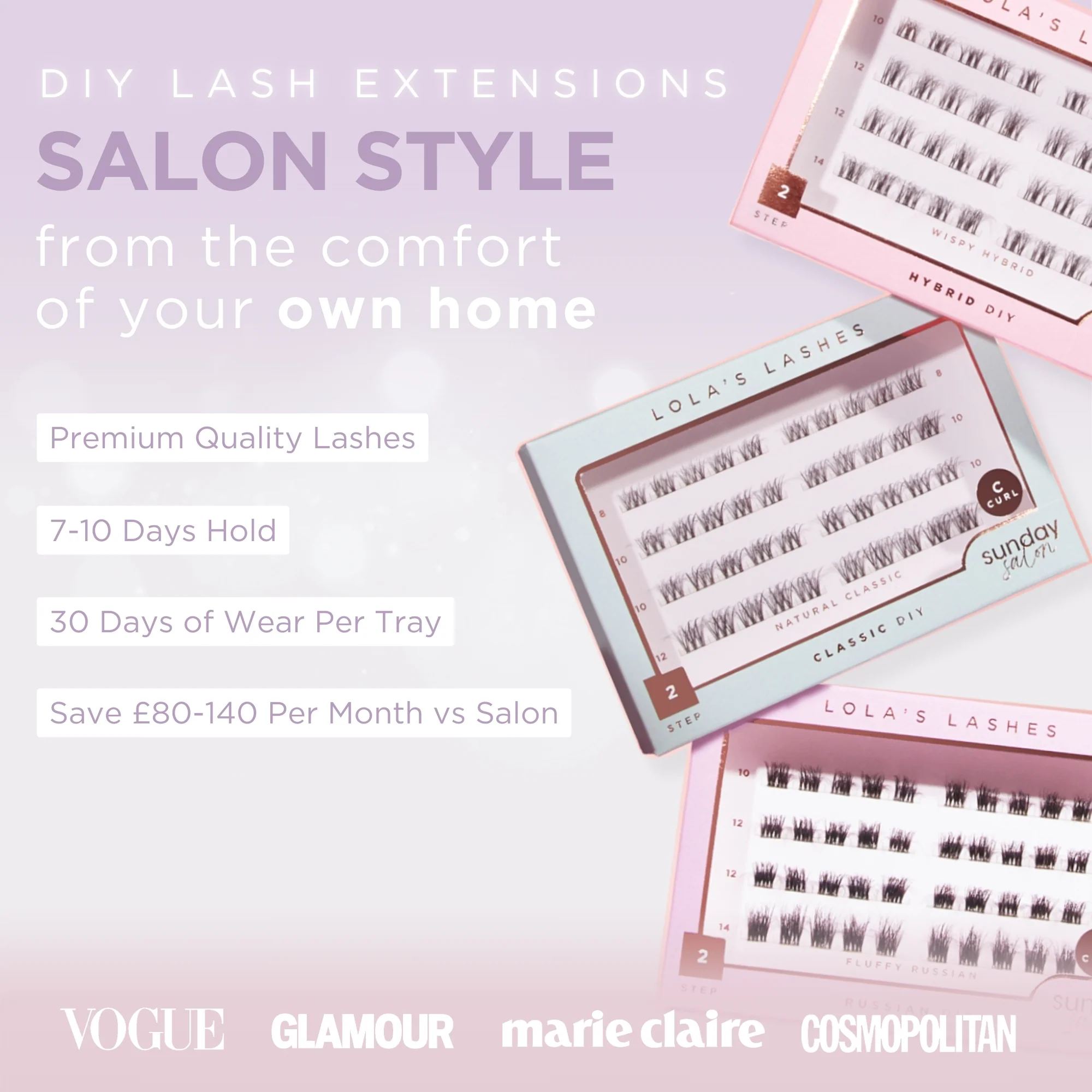 Classic Mixed Length DIY Cluster Lashes - Image 5