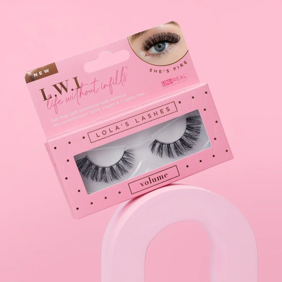 L.W.I She's Fire Russian Strip Lashes - Image 5